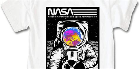 NASA Psychedelic Astronaut Graphic T-Shirt - Do You Even Nerd?