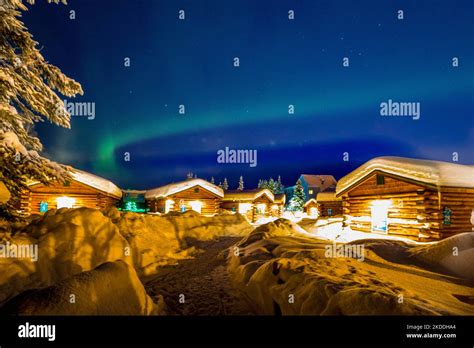 Aurora, Northern Lights, Pike's Waterfront Lodge, Fairbanks, Alaska ...