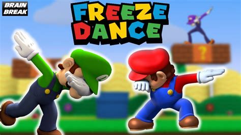 🍄 MARIO 🍄 Freeze Dance | Brain Break | Just Dance | - YouTube