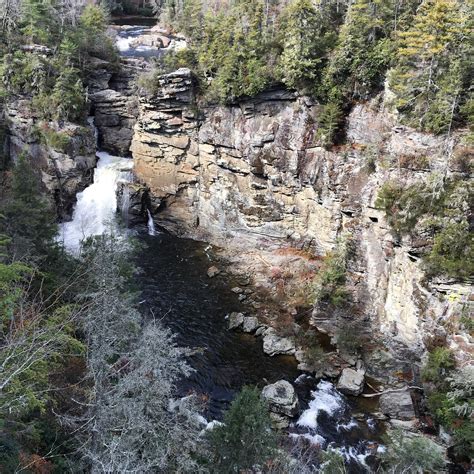 Linville Falls, Linville Gorge, North Carolina, November 1, 2017. [OC ...