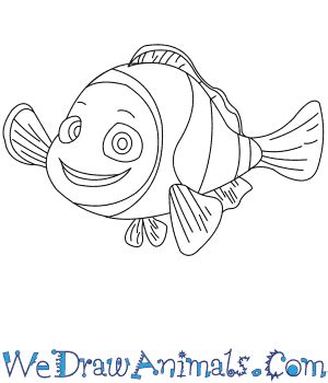 How to Draw Nemo From Finding Nemo