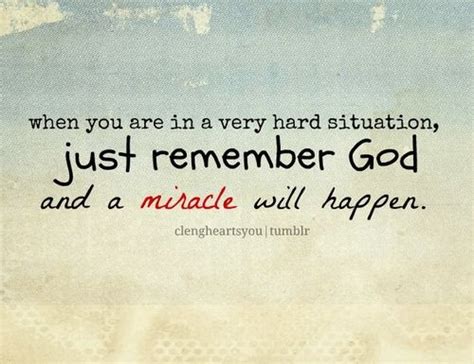 Remember God in Hard Times