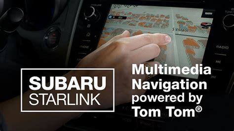 How to Use the Subaru STARLINK TomTom Multimedia Navigation System