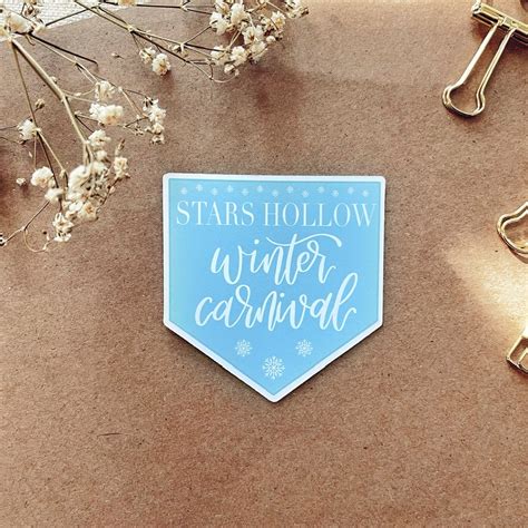 Stars Hollow Winter Sticker - Rae's Daily Page