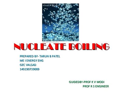 nucleate boiling