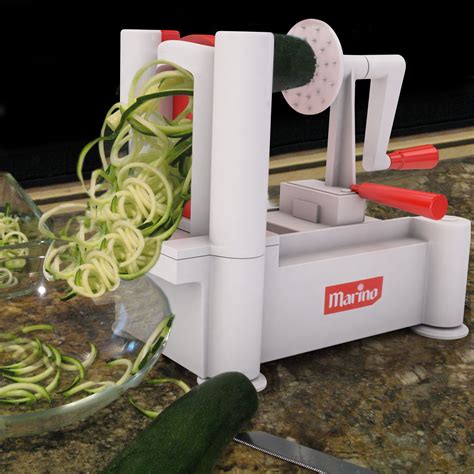 Marino Tri-Blade Vegetable Spiralizer, Strongest Sturdiest Spiral ...