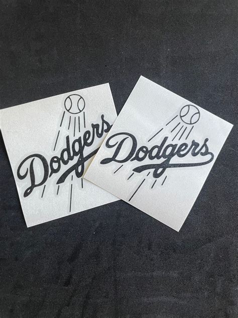 Dodgers Decal LA Logo Vinyl Decal Car Window Mirror Bumper - Etsy