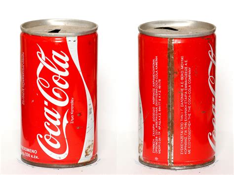 1980''s Coca Cola can from Greece (2) -- Antique Price Guide Details Page