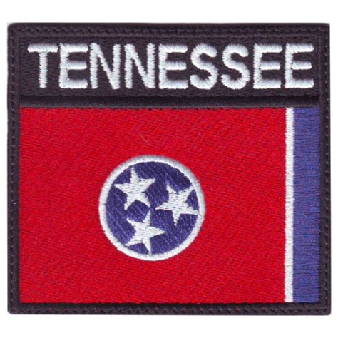 Tennessee Badge Flag Embroidered Patch - Etsy