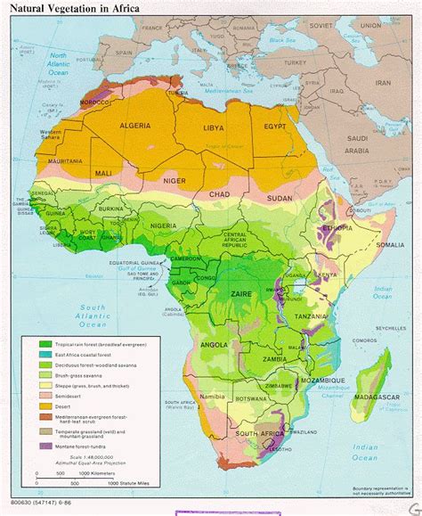 Climate Temperature Map Of Africa