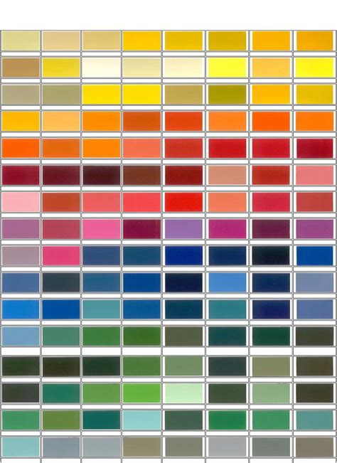 Free RAL Colour Chart - PDF | 354KB | 2 Page(s)