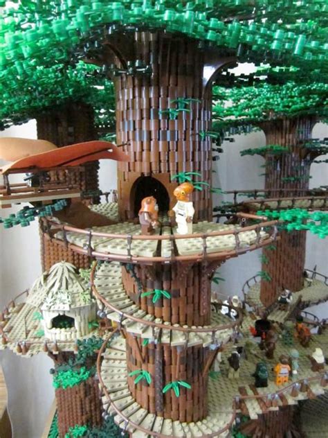 Geek Art Gallery: Lego Creation: Ewok Village