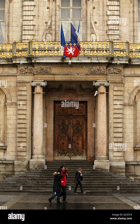 City Views - Lyon. The Hotel de Ville de Lyon is the city hall of Lyon ...