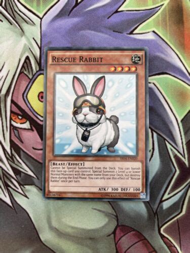 SR04-EN020 Rescue Rabbit Common UNL Edition NM Yugioh Card | eBay