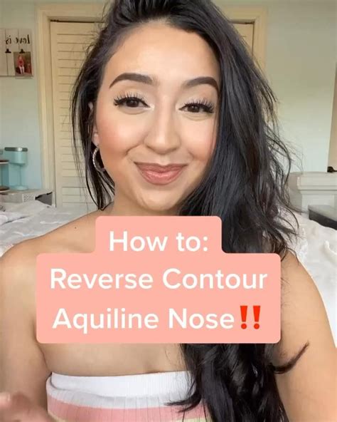 How I reverse contour my Aquiline nose! [Video] | Nose makeup, Nose ...