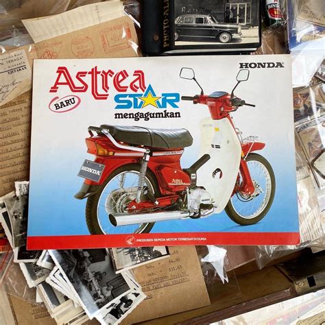 Brosur Motor Jadul Honda Astrea Star on Carousell