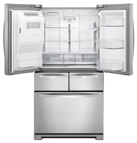 Whirlpool Stainless Steel French Door Refrigerator (25.8 Cu. Ft.) - WRV986FDEM | Leon's