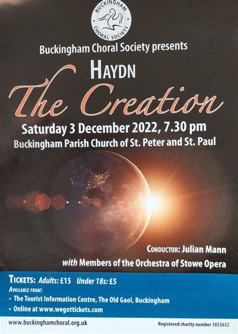 HAYDN The Creation — DISCOVER BUCKINGHAM