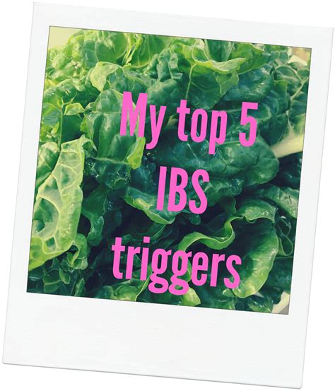 My top 5 IBS triggers