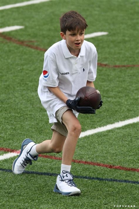 Tom Brady and Son Jack at Best Buddies Charity Match 2017 | POPSUGAR Celebrity