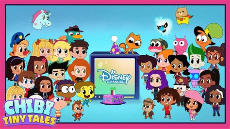 The new "Happy Birthday, Disney Channel! 🎂 | Chibi Tiny Tales" video has the Amphibia characters ...