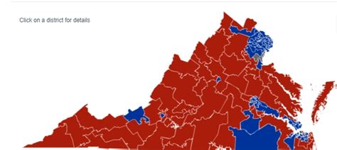 Ranking Virginia House of Delegates Districts*, From Safest “Red” or “Blue” to Most Competitive ...