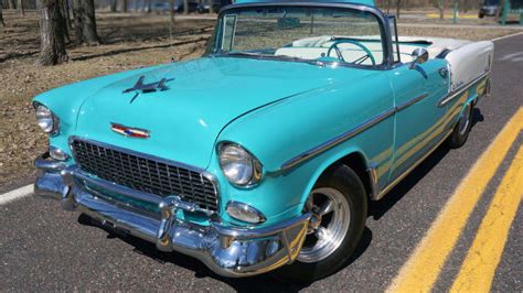 1955 Chevrolet Bel Air Convertible at Houston 2014 as F246 - Mecum Auctions