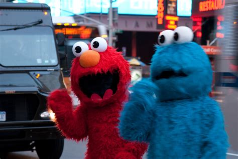 Elmo and Cookie Monster | Sesame Street characters Elmo and … | Flickr