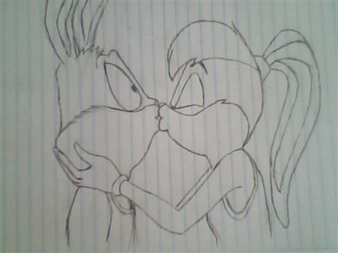 Bugs Bunny and Lola Bunny Kiss by SoyCuscatleco on DeviantArt