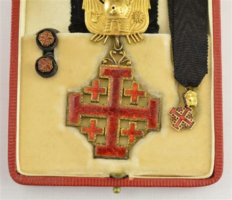 Equestrian Order of the Holy Sepulchre Medal Set (Knight Rank)