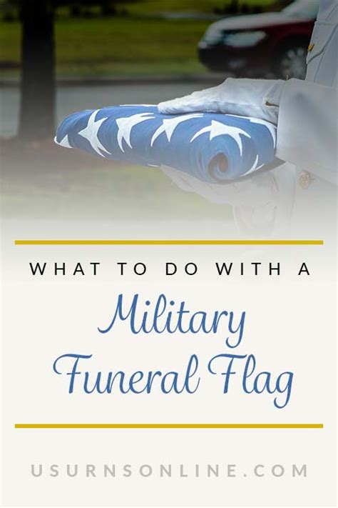 What to do with a Military Funeral Flag » Urns | Online