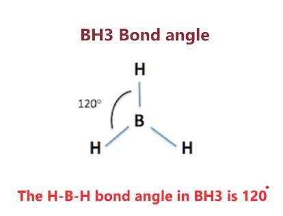 BH3 molecular geometry, lewis structure, bond angle, hybridization