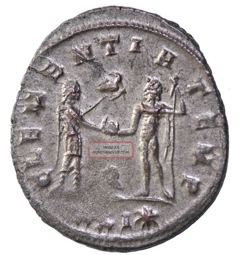 Probus Silvered Antoninianus Cyzicus 276 - 282 Ad Ancient Roman Coin