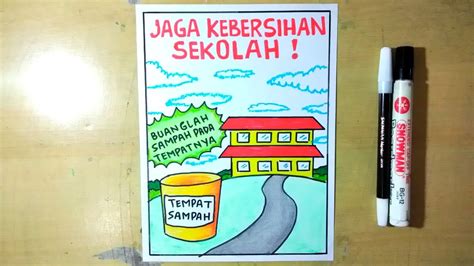 Contoh Poster Kebersihan Sekolah