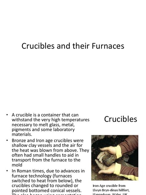 401 Crucible Furnaces | PDF | Furnace | Refractory