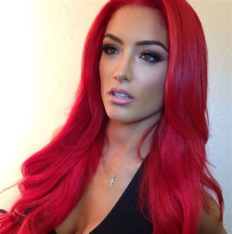 Red Hair!!! Love WWE Diva, Eva Marie's hair and make up style ...