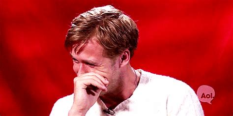 Ryan Gosling laughing until he cries. | 26 GIFs Will Make You Feel Insanely Happy | POPSUGAR ...