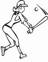 Softball Coloring Pages  Free Printable For Kids sketch template