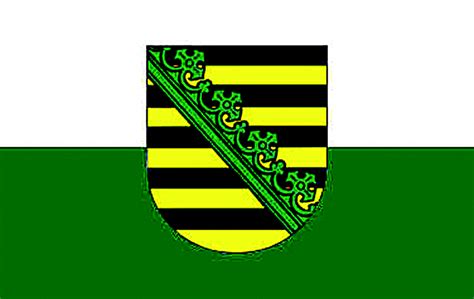 LÄNDERFAHNE / SACHSEN