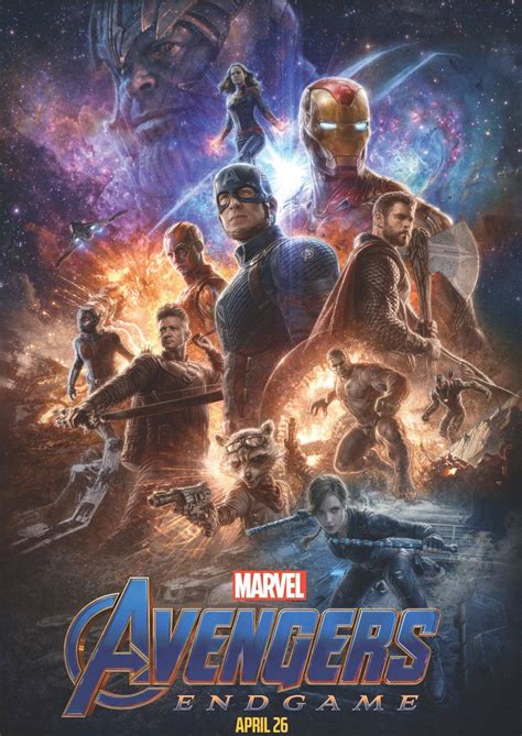 HD version of the Avengers: Endgame poster shown a while ago has been released : r/marvelstudios