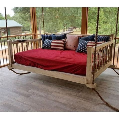 Four Oak Designs The Madison Swing Bed Wooden – ThePorchSwingCompany ...