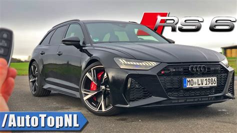 2020 Audi RS6 C8 | 300km/h REVIEW POV on AUTOBAHN (NO SPEED LIMIT) by AutoTopNL - YouTube