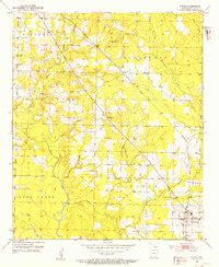 Map of Fouke, AR in 1952 | Pastmaps