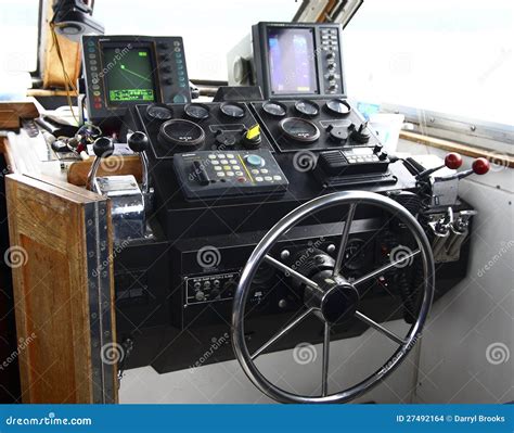 Cockpit Of Fishing Boat Stock Images - Image: 27492164