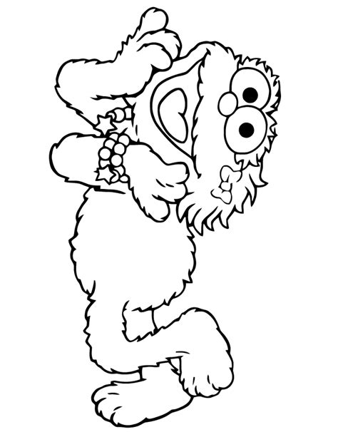 Sesame Street Zoe Coloring Page Coloring Pages | Porn Sex Picture