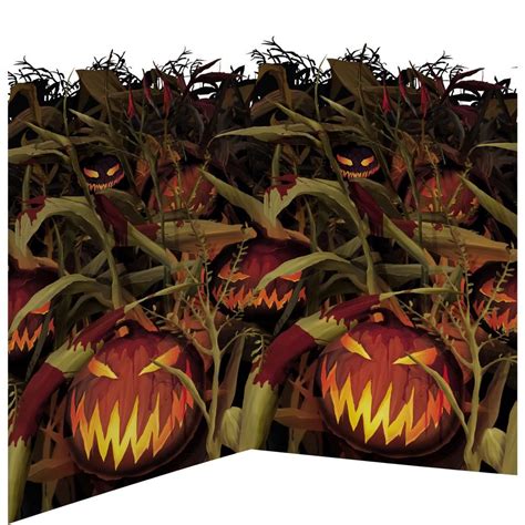 Amscan 48 in. Halloween Field of Screams Scene Setters Room Roll-670446 - The Home Depot | Scene ...