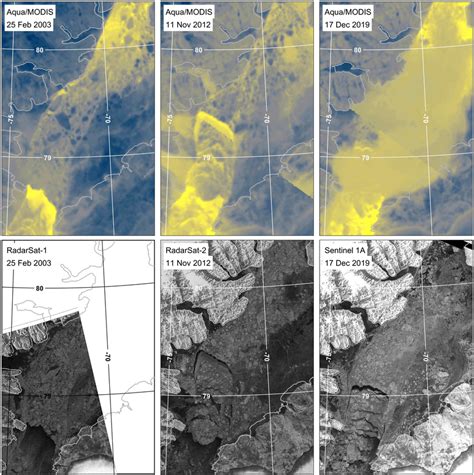 Examples of satellite imagery from moderate resolution imaging... | Download Scientific Diagram