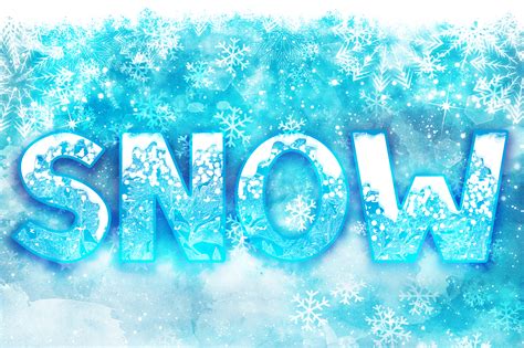 SNOW - Font Family in Fonts on Yellow Images Creative Store