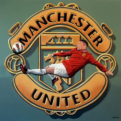 Manchester United Painting – Poster | Canvas Wall Art Print - John Sneaker