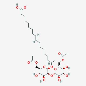 Sophorolipid | C34H58O15 | CID 11856871 - PubChem